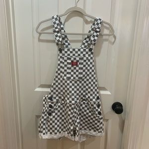 Dickies checkered overalls